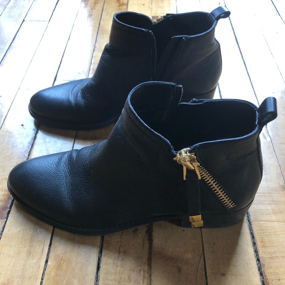 Franco Sarto leather ankle boots